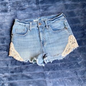 Juniors jean shorts